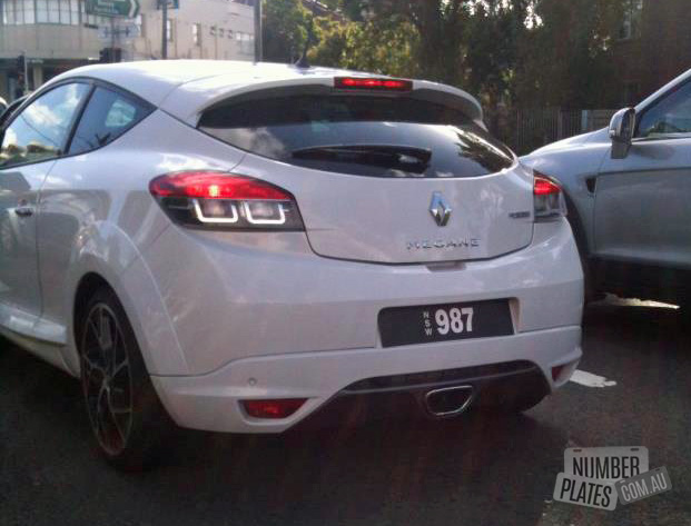 NSW '987' on a Renault Megane.